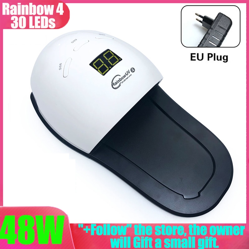   48W UV  Rainbow4 Led Lamp For Gel Va..